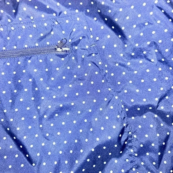 Women’s Charles River Navy Rain Jacket With White Polka Dots - Picture 2 of 5